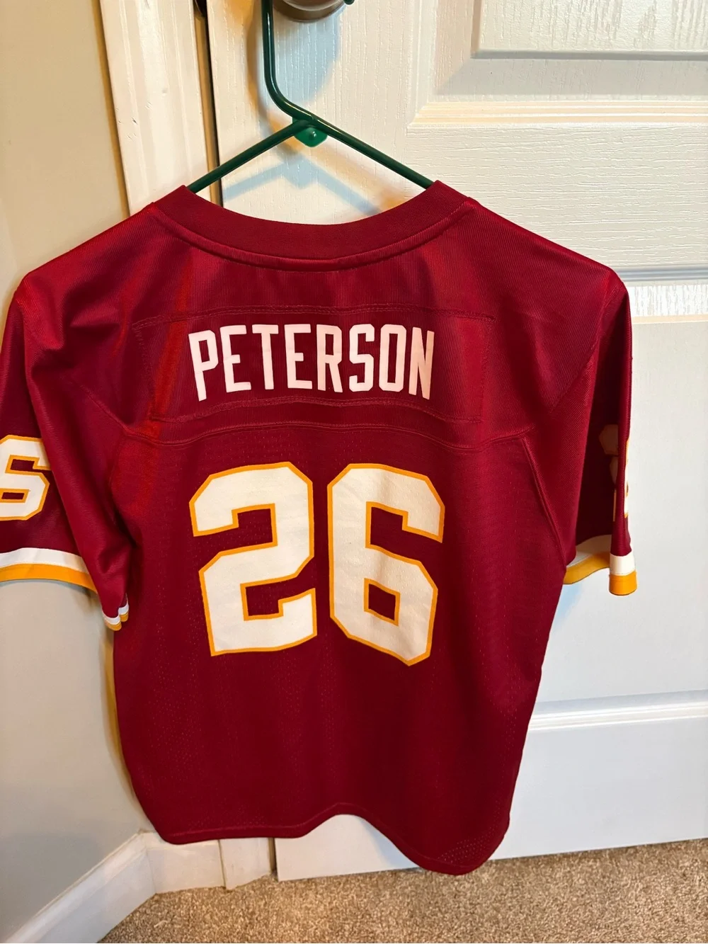 NFL Burgundy and Gold #26 Football Jersey